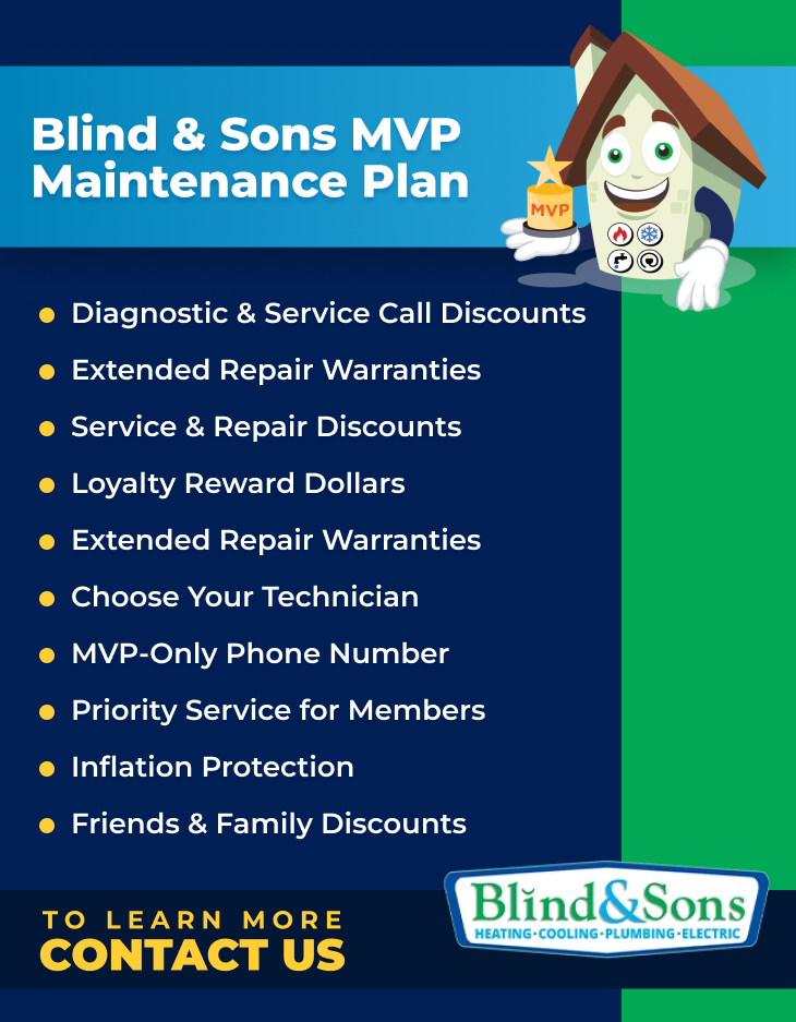 Blind & Sons MVP Maintenance Plan Benefits